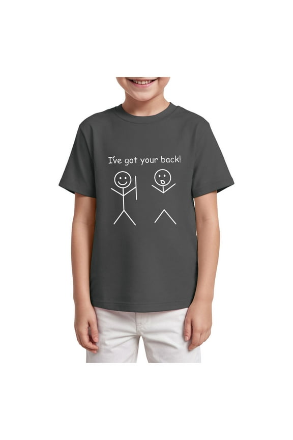 Boys Graphic Tees You Look Sus Bro Shirt Funny Gamer Kids Gift Video Game Shirts Letter Print Short Sleeve Tops (Grey, 7-8 Years)