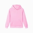 thumbnail image 1 of Xudanell Boys Hoodies 5-16 Years Long Sleeve Pullover Basic Solid Hooded Sweatshirts for Boy (7-8 Years, Pink), 1 of 5