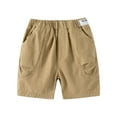 thumbnail image 1 of Xudanell Boys Khaki Pants Boy Summer Clothes Cotton Shorts Kids Shorts Boys Cargo Shorts, 1 of 4