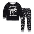thumbnail image 1 of Xudanell Boys Pajamas Long Sleeve Top Long Pants Pajama Sets Kids Funny Prints Pjs 2 Piece Boy Sleepwear Size 6-7 Years, 1 of 6