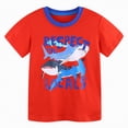 thumbnail image 1 of Xudanell Boys Shirt Size 2-8 Years Graphic Tees Baby Hawai Clothes Boy Athletic Shirts Dinosaur Printed, 1 of 9