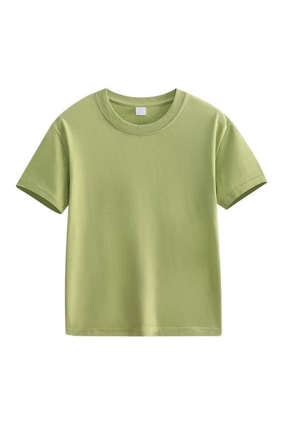 Boys Shirts Cotton Undershirts T Shirts Kids Cool Tank Tops White Tshirt Boys Light Green 4-5 Years