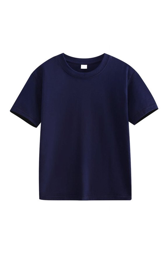 Boys Shirts Cotton Undershirts T Shirts Kids Cool Tank Tops White Tshirt Boys Navy 9-10 Years