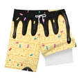 thumbnail image 1 of Xudanell Boys Shorts Boys Swim Shorts Compression Liner Bathing Suits Baseball Pants Youth Boys Black 8-9 Years, 1 of 7