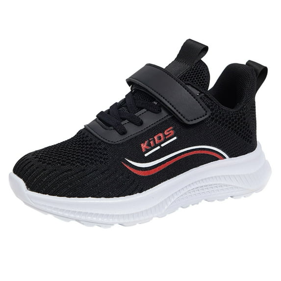 Xudanell Boys Slip on Shoes Athletic Running Indoor and Outdoor Shoes for Boys Boys Hiking Shoes Black