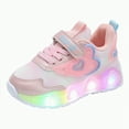 thumbnail image 1 of Xudanell Boys Sneakers Glowing Toddler Light up Shoes Fashion Sneakers for Boys Great Gift for Hiking Running, 1 of 8
