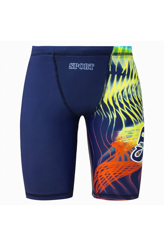 Boys Swim Jammers Youth Competitive Swim Team Trunks Racing Swimsuit Athletic Swimming Shorts Slim/Standard/Husky
