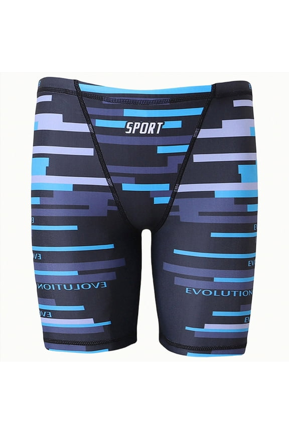 Boys Swim Jammers Youth Competitive Swim Team Trunks Racing Swimsuit Athletic Swimming Shorts Slim/Standard/Husky