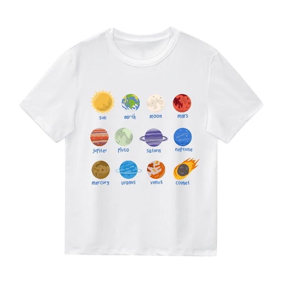 Xudanell Boys White T Shirt Solid Cotton Workout Tshirts Hawaiian Shirt for Boys White 5-6 Years