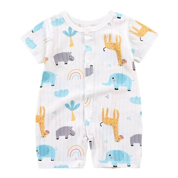 Xudanell Boys Winter Outfits 0-3 Months Climbing Suit Double Button Boy Clothes First Birthday Outfit