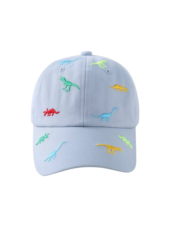 Dinosaur Boys Girls Caps Embroidery Baby Baseball Caps Cotton Infant Toddler Kids Hat Spring Summer Autumn 2-6Y