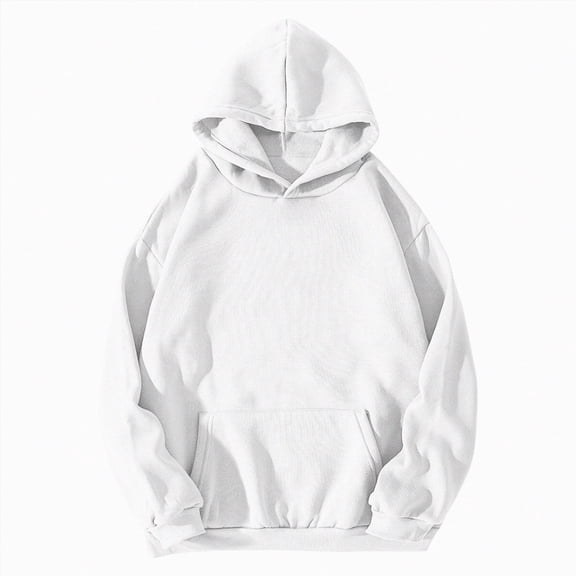 Xudanell Hoodies for Teen Girls Womens Oversized Sweatshirt Solid Color Long Sleeve Loose Sports Fashion Hoodies