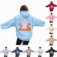 thumbnail image 1 of Xudanell Hoodies for Women Trendy Fall Sweatshirts for Women Hooded Neck Thermal Lightweight Sweatshirts Casual Outings, 1 of 1