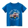 thumbnail image 1 of Xudanell Kids Boy Short Sleeve Graphic Tees Cotton Casual Summer Tops TShirts Packs, 1 of 7