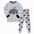 thumbnail image 1 of Xudanell Kids & Toddler Boys Pajamas 2 Piece Pjs Set 100% Cotton Sleepwear Black,Size 7-8 Years, 1 of 9