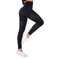 thumbnail image 1 of Xudanell Leggings with Pockets High Waist Yoga Pants Crossover Yoga Pants Stretchy Workout Dance Running Yoga Pants (Black,M), 1 of 6