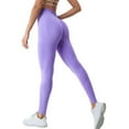 thumbnail image 1 of Xudanell Leggings with Pockets for Women,High Waist Tummy Control Workout Dance Running Yoga Pants Leggings Tights (Purple,M), 1 of 6
