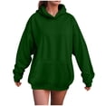 thumbnail image 1 of Xudanell Lightweight Hoodies for Women Hooded Women Sweatshirt Casual Solid Color Ladies Sweatshirts Plus Size, 1 of 5
