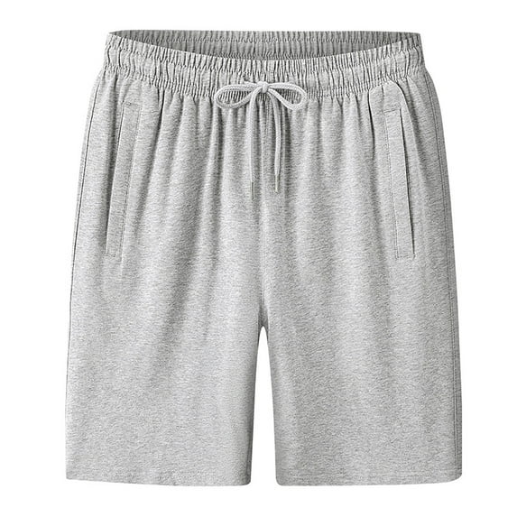 Xudanell Men's Work Casual Shorts - Drawstring Shorts with Multi Pockets Elastic Waist Yoga Summer Beach Trousers Athletic Shorts Summer Casual Shorts FOR Beach Jogging Leisure Big& Tall,XL