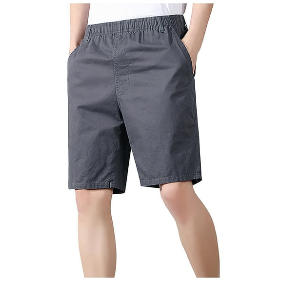Xudanell Mens Shorts Casual For Summer Men'S Quick Dry Beach Pants Plain Three Quarter Pants Loose Swim Shorts Workout Casual Shorts Summer Casual Shorts Summer Casual Shorts,XL