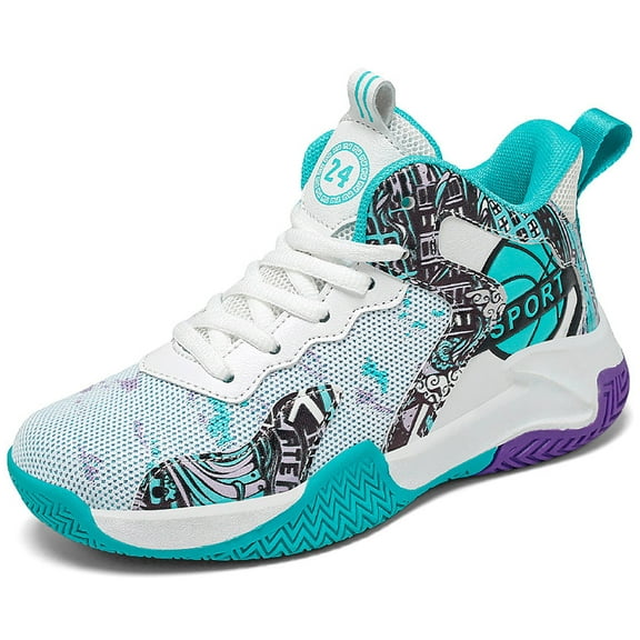 Xudanell Sneakers for Boys Kids Sneakers Lace Shoes Fashion Mesh Lace Non Breathable Sport Shoes