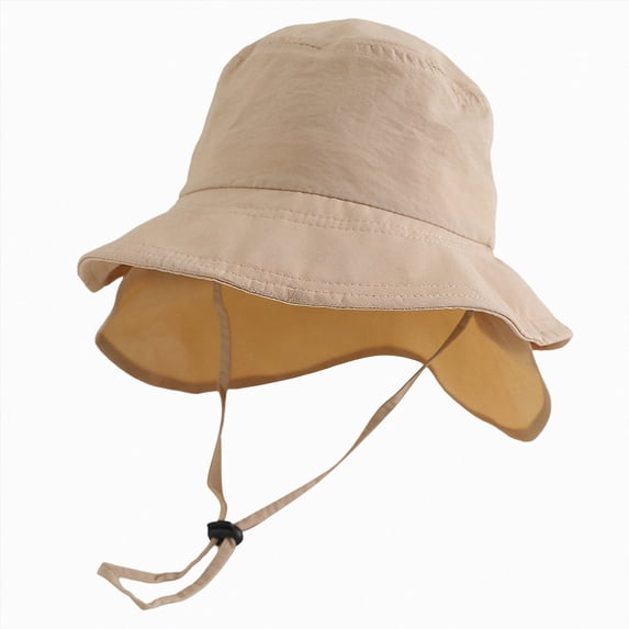 Xudanell Sun Hat Toddler Beach Swim Hats UPF 50+ Summer Bucket Hat Kids Wide Brim Sun Hat for Boy Girls