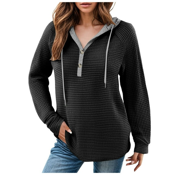 Xudanell Sweatshirt for Women Hooded Pullover Sweatshirts Hoodies for Teen Girls Long Sleeve Sweaters Fall Clothes