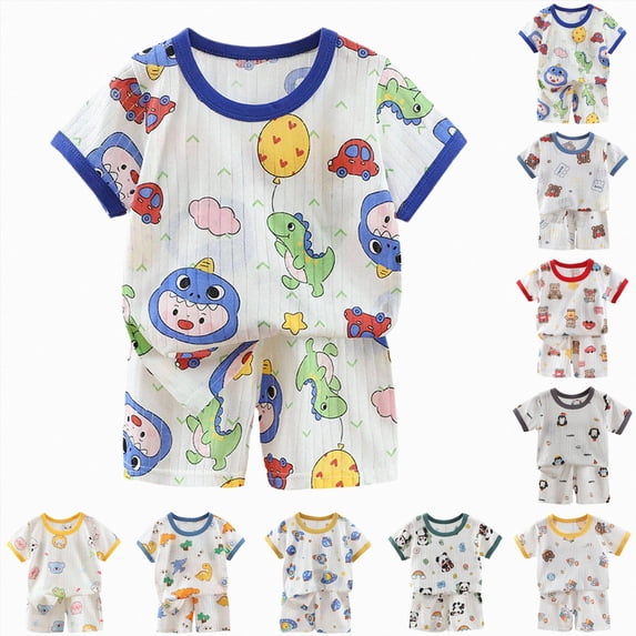 Xudanell Toddler Baby Boy Clothes For 2t 3t Boys Cute Summer Short Sleeve T Shirt Tops Shorts Clothes Sets Baby Boy Outfits