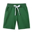 thumbnail image 1 of Xudanell Toddler Biker Shorts Drawstring Boys Footwear Shorts Solid Color Pocket Shorts, 1 of 3