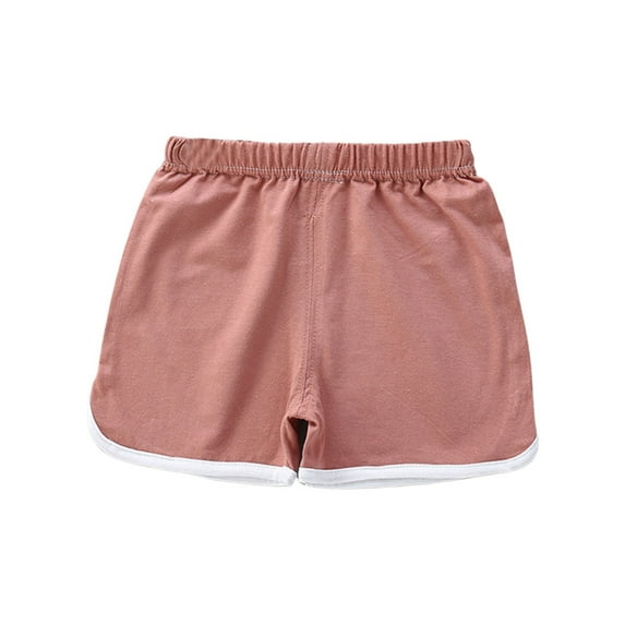 Xudanell Toddler Biker Shorts for Boy Solid Color Side Striped Shorts Kids Home Casual Shorts