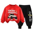thumbnail image 1 of Xudanell Toddler Boy Outfits Cute Baby Clothes Boy Long Sleeve Sweatshirt Camouflage Pants Car Cute Clothes, 1 of 6