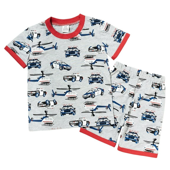 Xudanell Toddler Boy Outfits Trendy Funny Shirts Dinosaur Print Tee Pants Beach Outfit 4t Boys Clothes