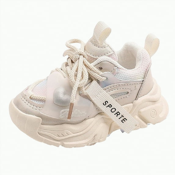Xudanell Toddler Boy Sneakers Toddler Dress Shoes Boys Light Soft Sole Mesh Sports Platform Sneakers
