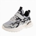thumbnail image 1 of Xudanell Toddler Boy Sneakers Toddler Dress Shoes Boys Sports Lightweight Mesh Hook Loop Casual Slip on Sneakers, 1 of 9