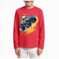 thumbnail image 1 of Xudanell Toddler Boys Long Sleeve Shirts Crewneck Kids T-Shirts Graphic Casual Tops, 1 of 5