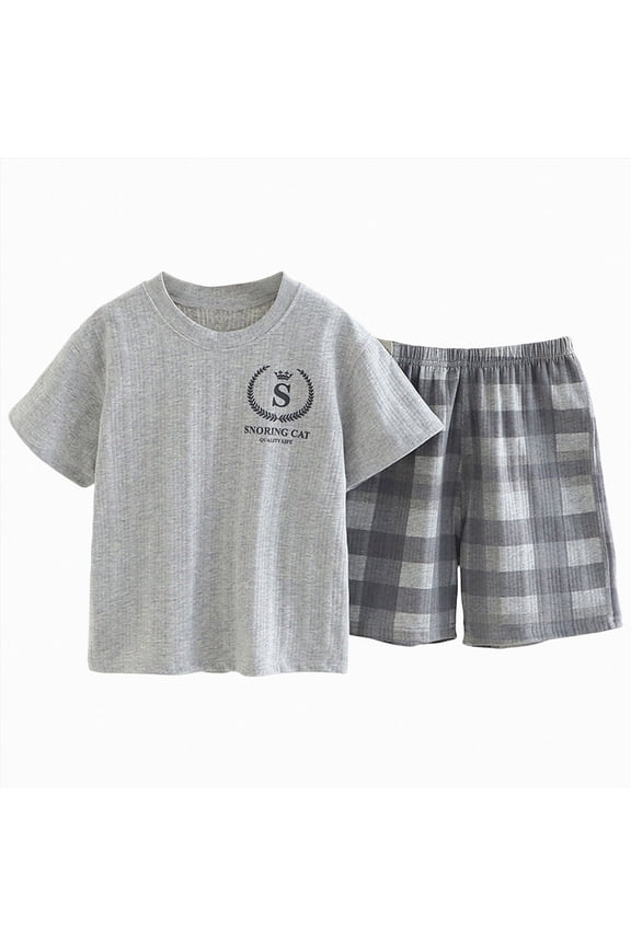 Toddler Pajamas Short Sets Toddler Pajamas Summer Pjs Short Sets Baby Sleepwear Car Soccer Jammies Size 14-15 Years