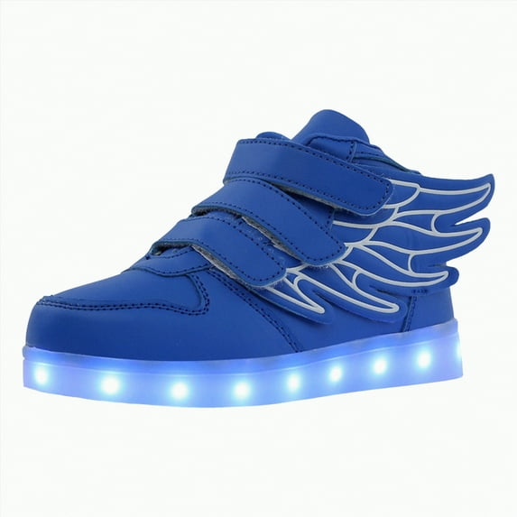 Xudanell Toddler Shoes Led 7 Color Toddler Sneakers Boy Luminous Shoes Flat Bottom Boys Sneakers