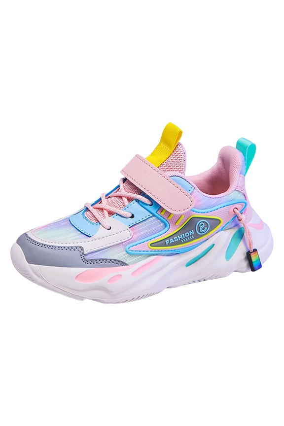 Toddler Shoes Wide Toe Boys Thick Sneakers Flexible Fit Boys Shoes Casual Running Childrens