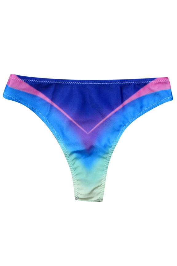 Women's Bikini Bottom Low Waisted Sexy Swimsuit Ruched Sides Hipster Swim Full Coverage Bottom Brief Spring Summer Sexy Bottom Swim Pants (Blue,M)