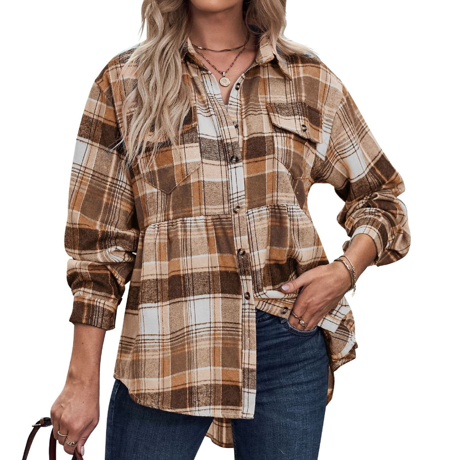 Koton Vrouwen Standaard mouw Basis Lange jas met suède look, riem