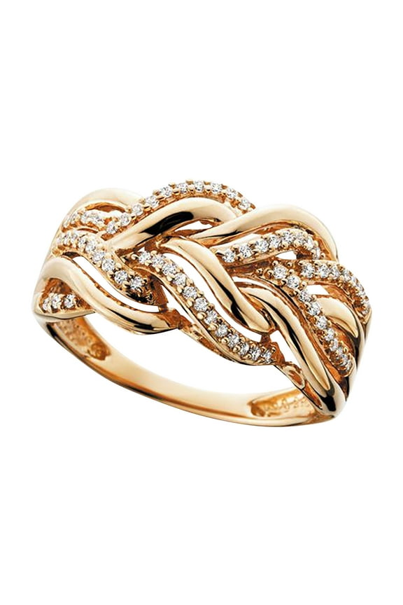 Jewelry for Women Couple Princess Cut Diamond Set Ring Fashion Luxury Women Engagement Wedding Jewelry Womens Jewelry (Gold,8)