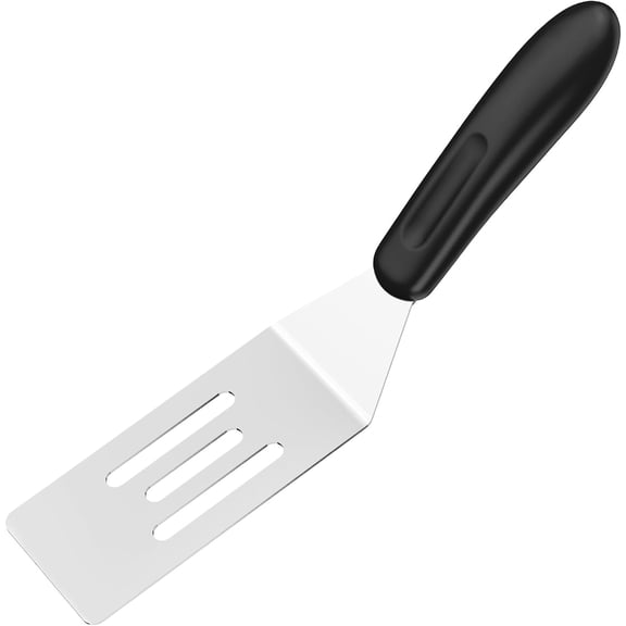 Xuet Professional Mini Serving Spatula , Stainless Steel Cutter and Turner for Serving, Flipping, Small Icing Spatula, Small Metal Grill Spatula for Brownies, Pancakes, Pie, Cookies or Barbecue etc.