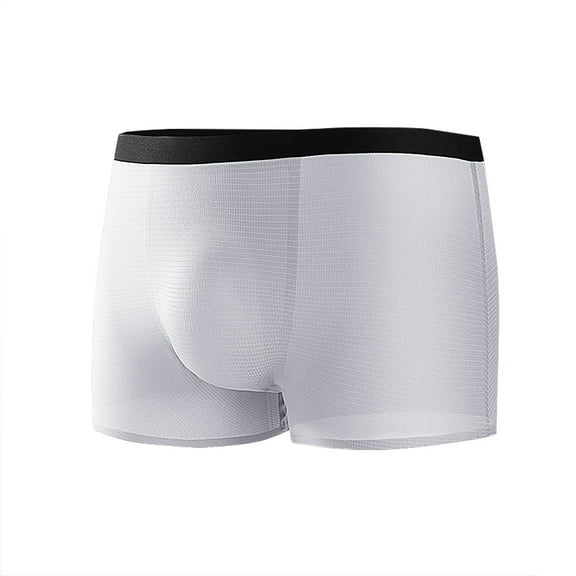 Xuety Underwear for men Cotton Boxer Briefs with Pouch for Balls Underwear No Fly Pouch Comfort