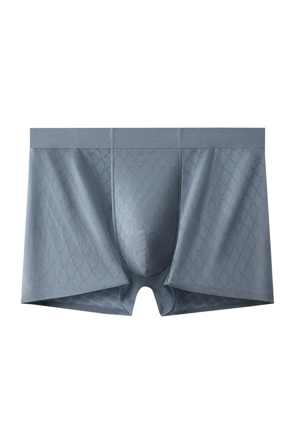 Underwear for men Low Rise Boxer Briefs Thin Breathable Trunks Underwear with Pouch