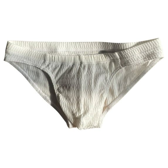 Xuety Underwear for men Solid Color Comfy Briefs Mens Soft Low Rise Underpants Stylish