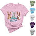 thumbnail image 1 of Xuety Women's Summer Tops 2026 Easter Short Sleeve Shirts Summer Outfits Spring Dressy Easter Eggs Casual Clothes, 1 of 6