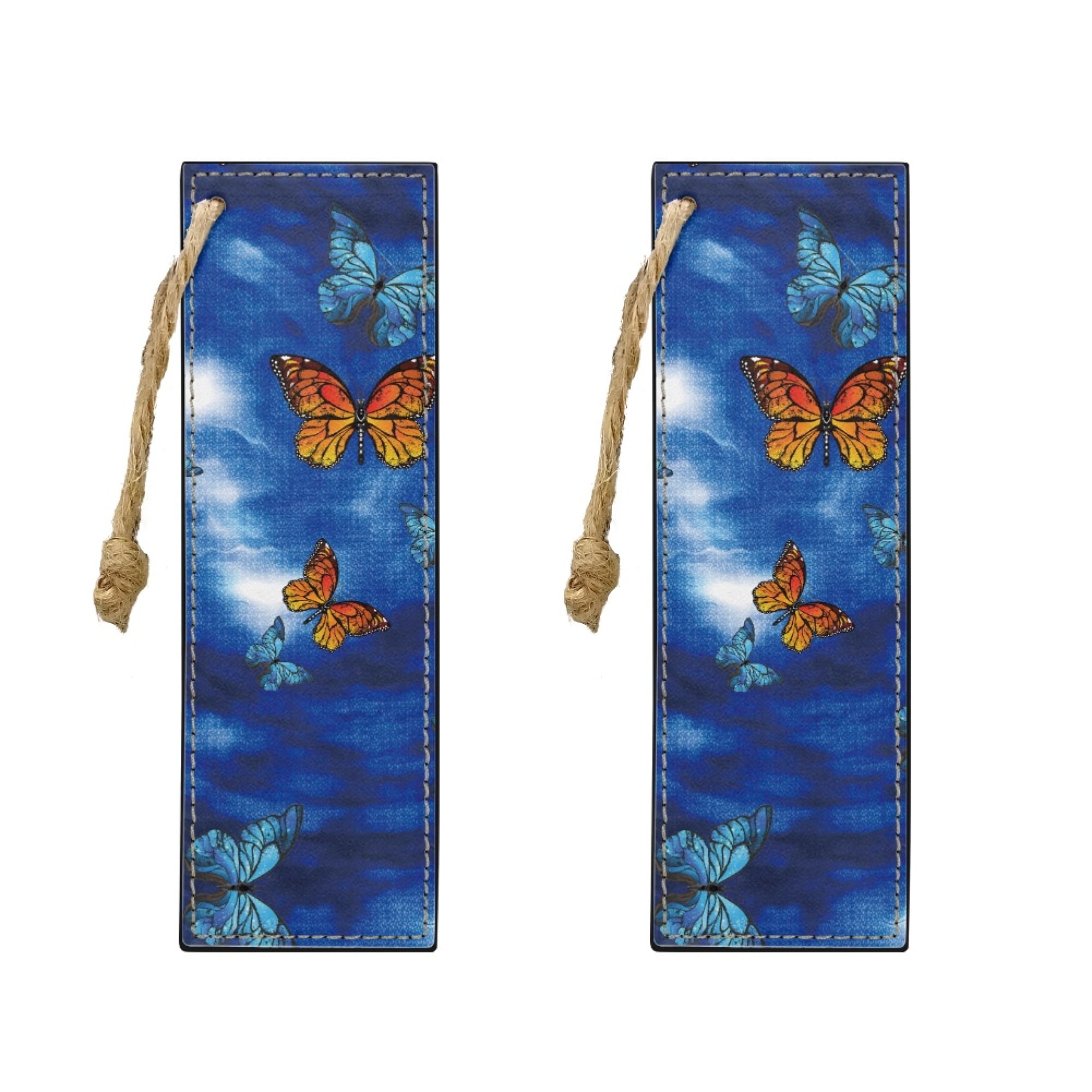 Xuewen Personalized Leather Bookmark, Tie Dye Bookmark Customized ...