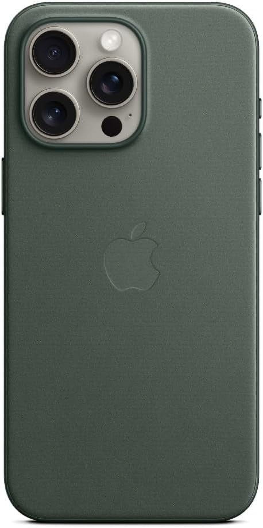 Xueyang Finecwoven Back Cover for iPhone 15 Pro Max, Evergreen