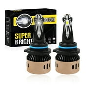 Xugoox 9006 LED Bulbs 9006 Headlight Bulb, 6500K Cool White Low Beam HB4Bulbs Headlight Bulbs with Cooling Fan, CANBUS Plug and Play 9006 Fog Lights, Car Light Bulbs Replacement for Halogen, 2 Pack