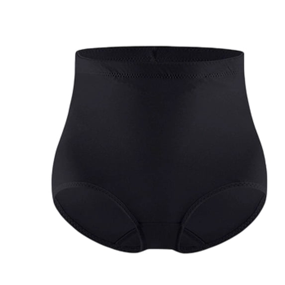 Xugsiok Panties for Women Tummy Control High Waist Solid Color High-Stretch Seamless Breathable Shapewear Shorts